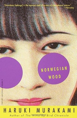Cover artwork for Norwegian Wood by Haruki Murakami